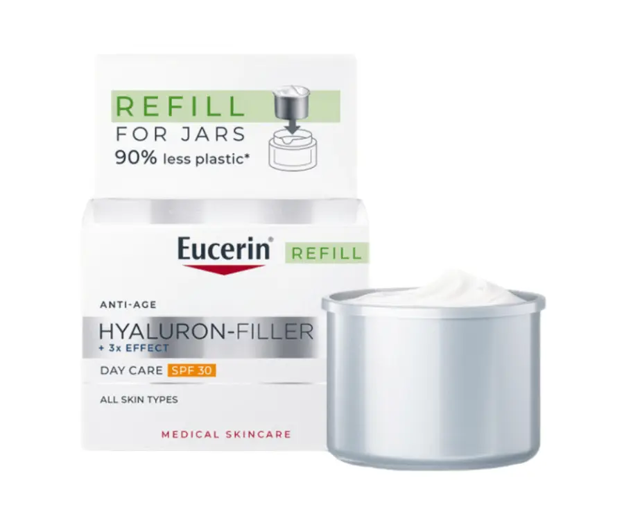 13962-eucerin hyaluron-filler+3x effect denni krem spf30 refill 50ml